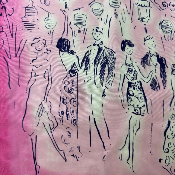 SOLD Beautiful SILK Lilly Pulitzer PETRA Maxi Dress "A Day in the Life" Size 4 - Picture 16 of 16